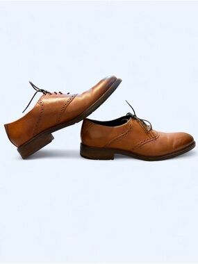 Cole Haan Brown Leather Wingtip Oxford Dress Shoes Men’s 12